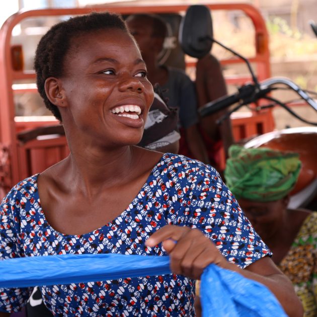 Mary Aboyo head of the weaving community that works with Pala
