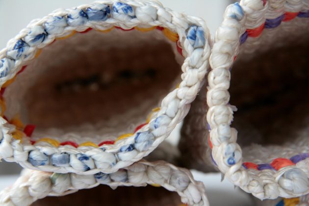 cases made with water sachets and recycled plastic