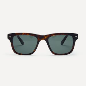 brown square bio-acetate unglasses