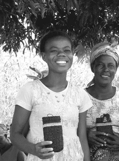Mary head of weavers in Bolgatanga