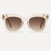 Mzuri_Oyster_1 main Mzuri pale oversize cat eye sunglasses