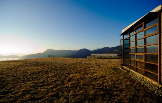 eco friendly home in the mountains