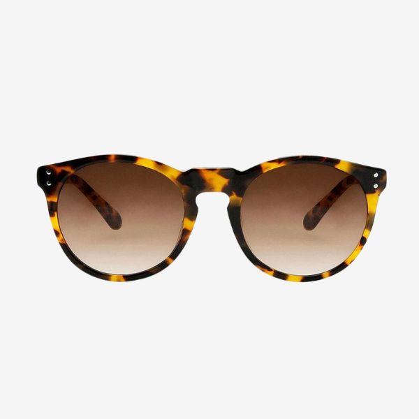 tortoiseshell round eco friendly sunglasses