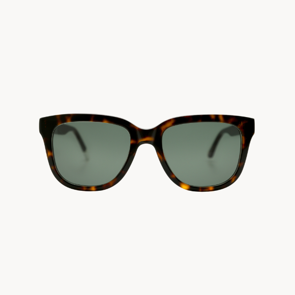 Havana dark brown tortoiseshell sunglasses made from cellulose acetate for men and women